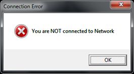 No Network Connection